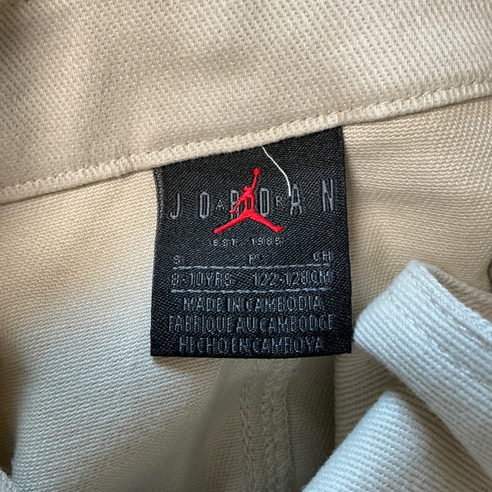 Jordan Big Kids Essential Overall Dress Girls Size S 8-10 Beige NWT - Picture 5 of 7